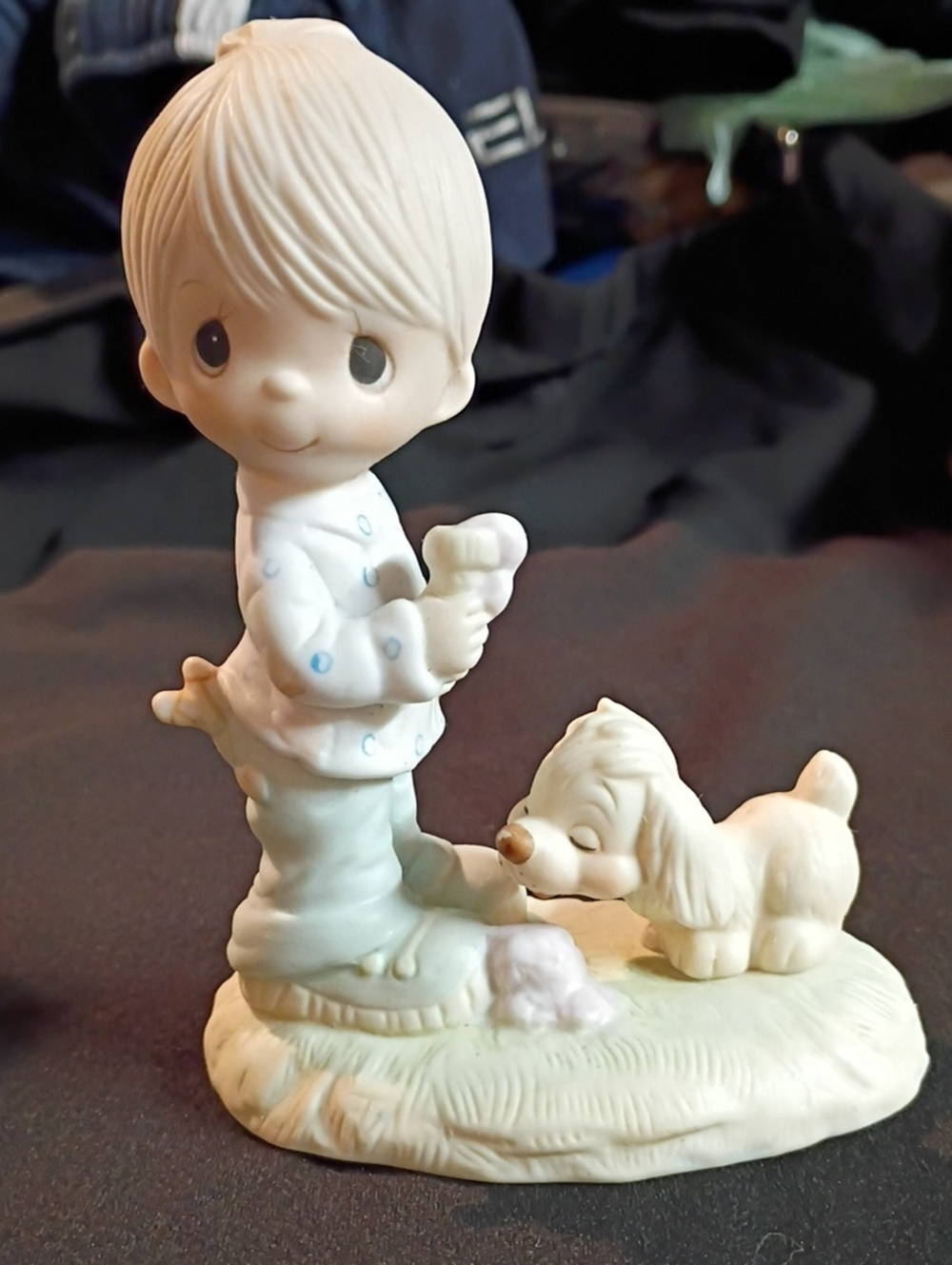 Vintage Precious Moments "Praise The Lord Anyhow" Figurine 1976 Retired 1982